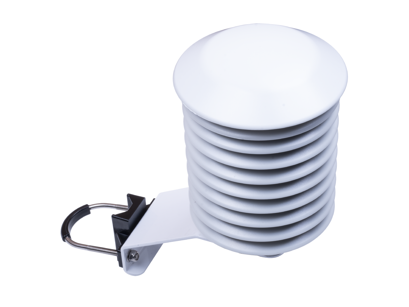 Protección de escudo de radiación solar A10 para sensor exterior protege la caja de persiana con sensor de temperatura, humedad y gas con soporte