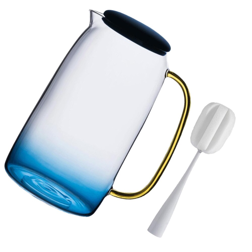 1 Set Van Grote Capaciteit Glas Pitcher Hittebestendig Water Containers Met Deksel