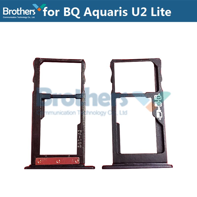 Para BQ Aquaris U2 lite Cartão SIM Tray Titular Slot para Cartão SIM para BQ Aquaris U2 lite Titular Do Cartão SD bandeja Substituição Do Telefone 1 PCS Top