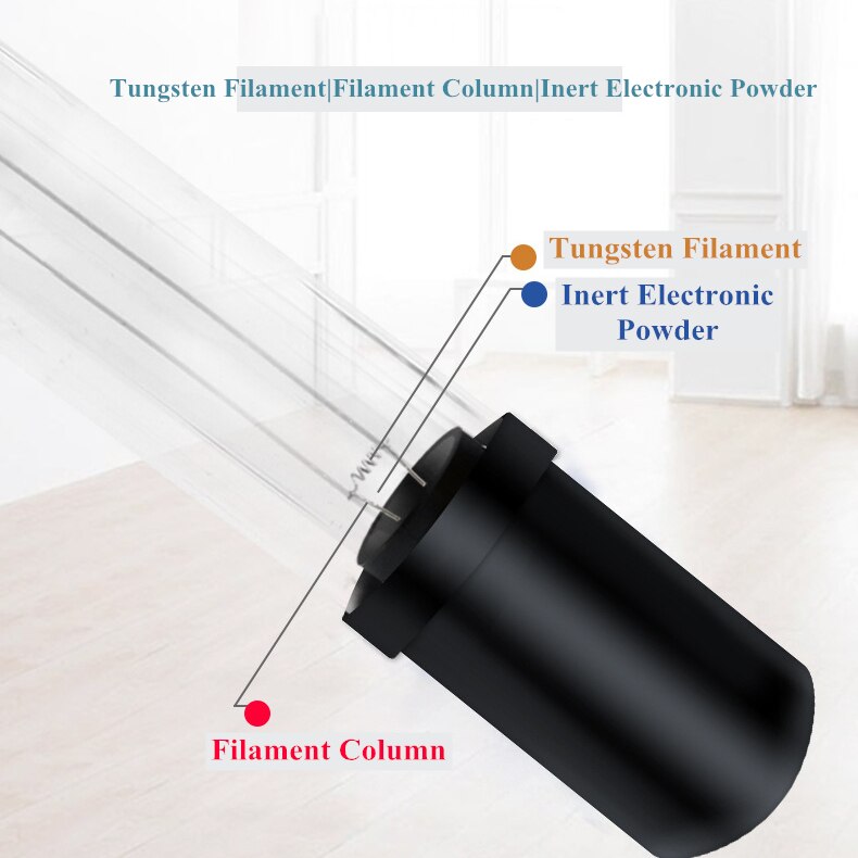 110/220V Aquarium UVC Lamp Home Germicidal UV Sterilizer Light Bactericidal Fish Tank Disinfection Water Purifier 5/7/9/11/13W