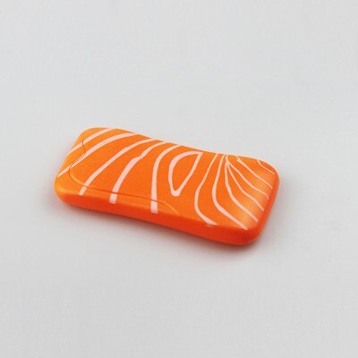 Bambini Cucina di Taglio Giocattoli Sushi, Pesce, Carne di Manzo, Gamberetti Giochi Di Imitazione In Miniatura di Plastica Cibo Ragazze Bambini Education Regalo Del Giocattolo: 1pc Salmon sashimi