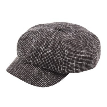 SILOQIN Snapback Men Women Autumn Winter Trend Newsboy Hat Artist Painter Leisure Octagonal Cap Couple Hats Gorras: Black