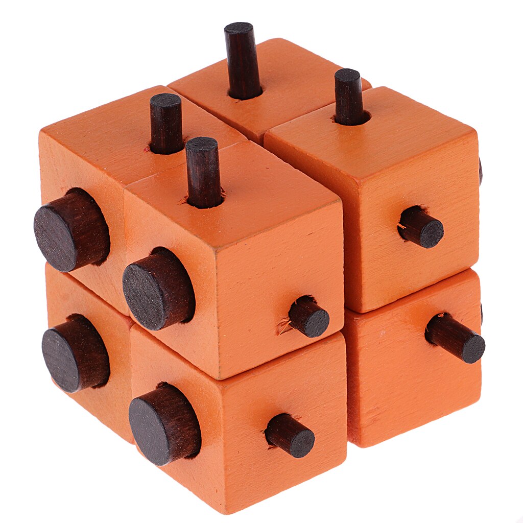 Klassische Holz Puzzle Spielzeug Kong Ming IQ Prüfung Denkaufgabe freundlicher Spielzeug