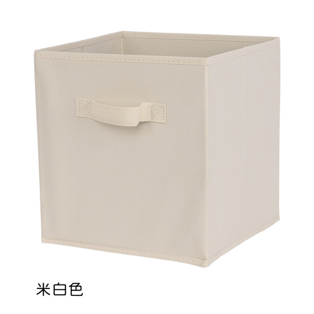 Collapsible Non-woven Cloth Fabric Bin Drawers/Baskets | Closet Organizer Storage Basket/Box/Bin/Shelf|Cube Storage Organizer: Chocolate