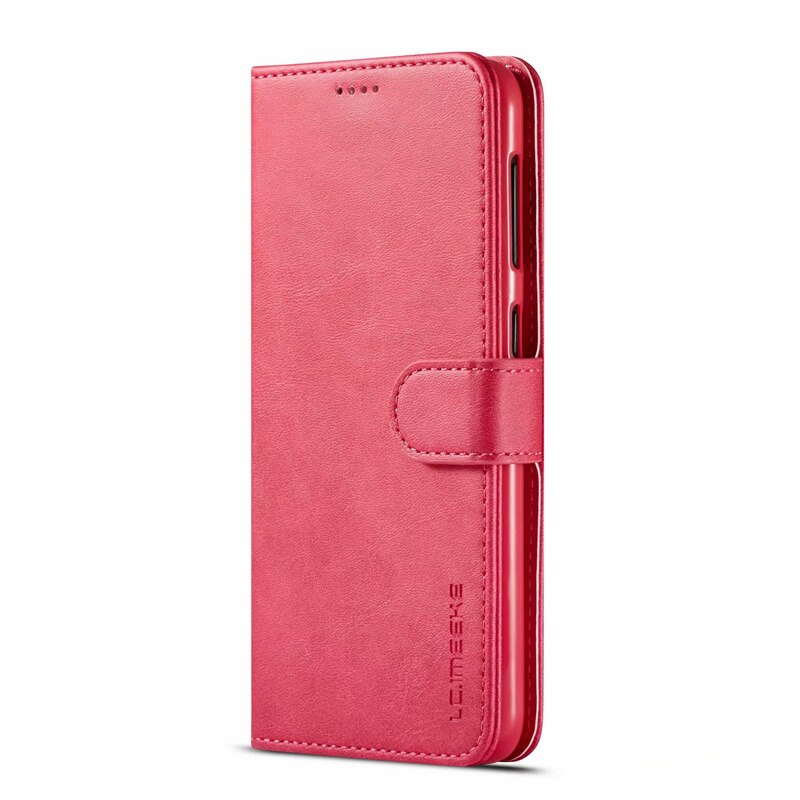 Für Samsung Galaxy A10 Fall Leder Vintage Telefon Fall Auf Samsung A10 Fall Flip 360 Magnetische Brieftasche Fällen Für Samsung EINE 10 Abdeckung: Rose