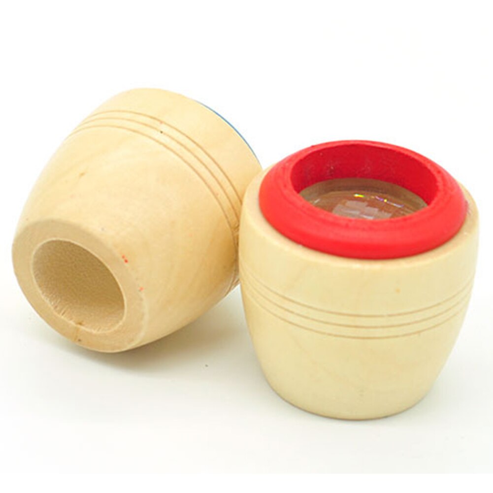 Kleine Kinder Lustige ungiftig Spielzeug Biene Auge Wirkung Magische Multi Prism Holz Kaleidoskop Bunte Welt Für Kinder durable