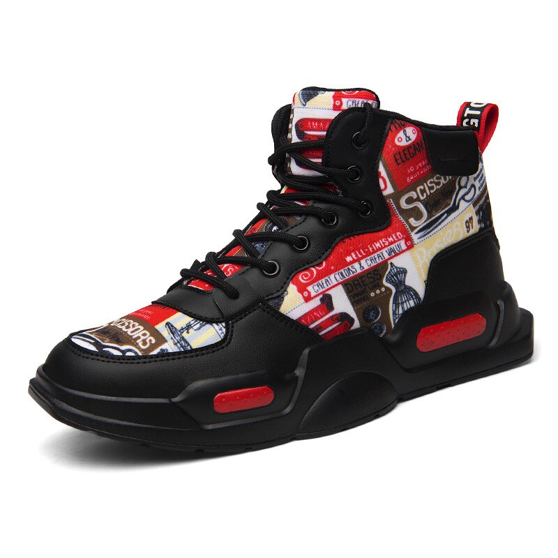 Mens Casual Sneakers Mode Casual Schoenen Klassieke Mannen Ademende Sneakers Mannen Casual Schoenen Zapatos De Hombre: Black / 7