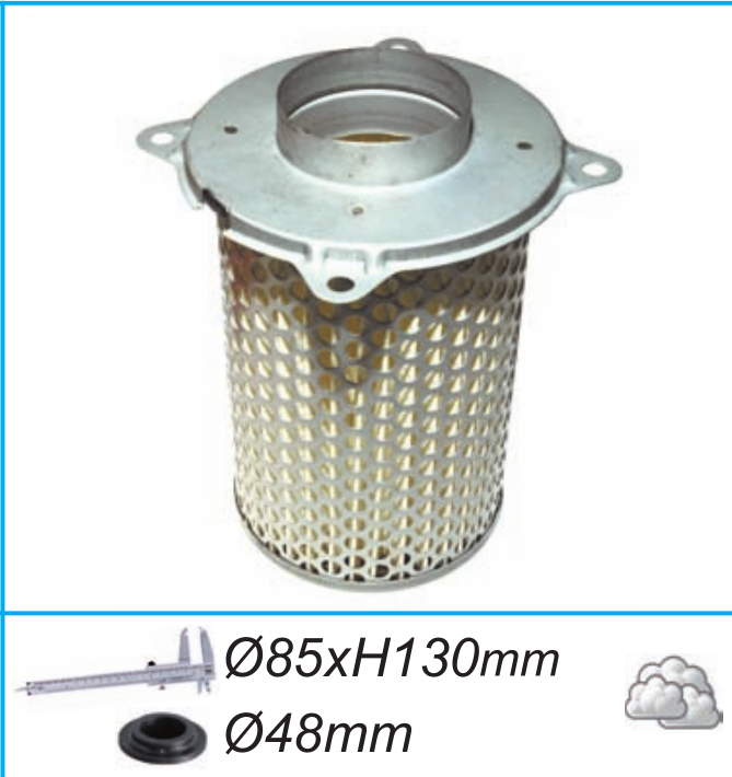 Filtro de aire para motocicleta, limpiador de admisión para Suzuki GS500E, GS500, GS500F, 1988, GV700, 1985, GSX1200, Inazuma, 1999-2000, GV1200, 85-86