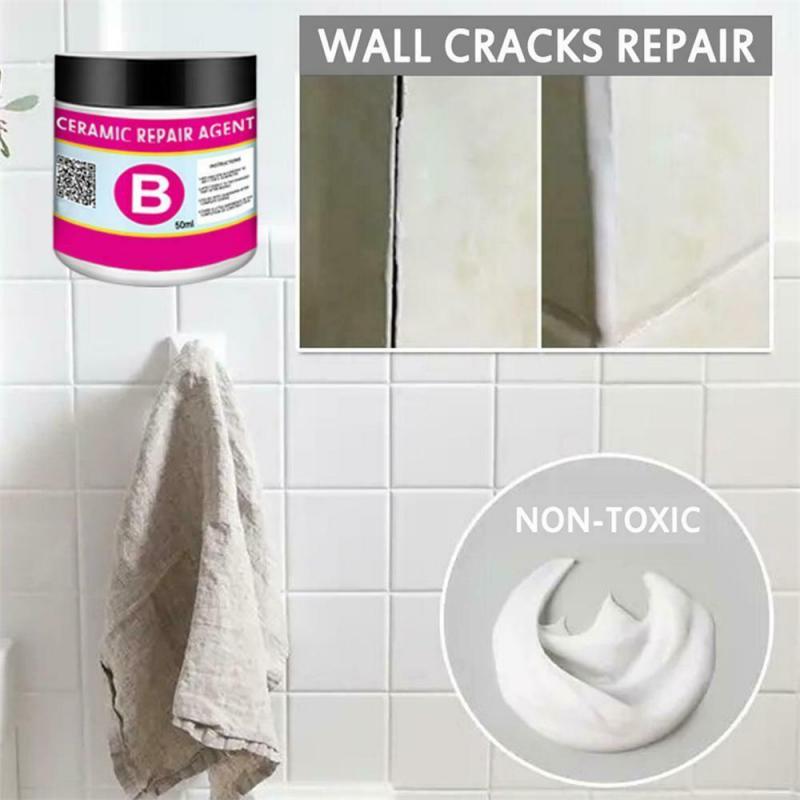 Tile Repair Ceramic Paste Floor Tile Adhesive Strong Adhesive Marble Super Fix Repair Home Floor Tile Mortar A B Mixed Use