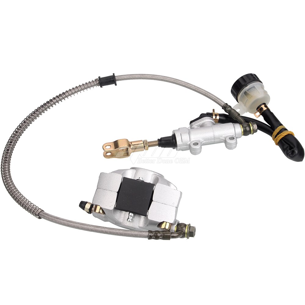 Rear Disc Brake Master Assembly Hydraulic Caliper Fits for 150cc 200cc 250cc PIT PRO TaoTao Trail Dirt Quad Bike ATV
