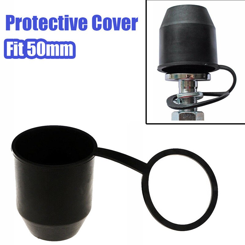 Tapa de cubierta de bola de remolque, barra de remolque negra de PVC, tapón de protección para remolque de enganche de remolque