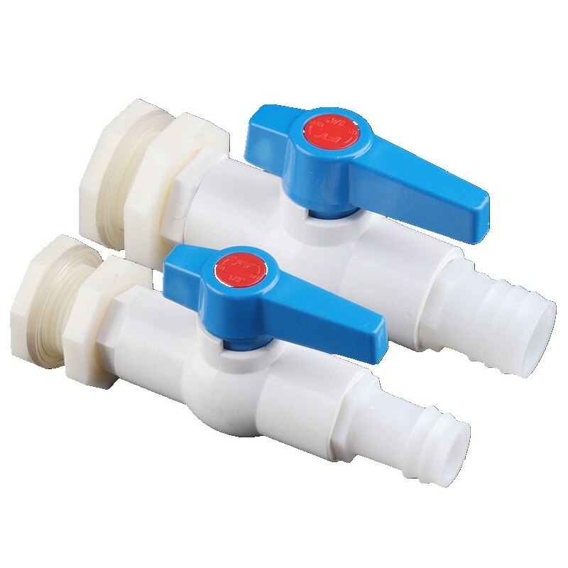1Set 1/2 &quot;3/4 4-25Mm Aquarium Pagode Connector Combinatie Valve Aquarium Afvoer Joint Aquarium slang Drainage Accessoires