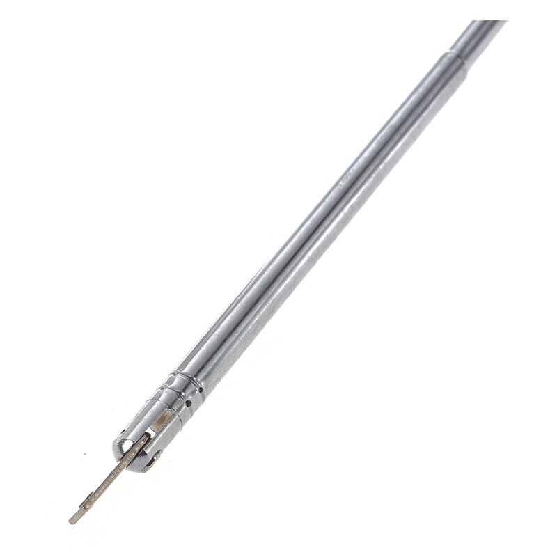 Antena telescópica de repuesto para Radio TV, 39cm, 6 secciones