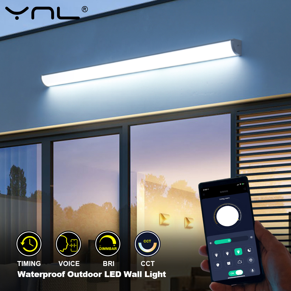 Moderne lange wandlamp buitenverlichting waterdicht Ip65 villa veranda tuin terras exterio wandlamp slaapkamer woonkamer licht
