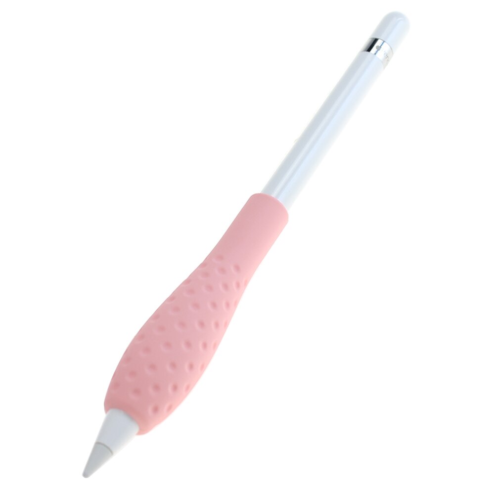 Case for Apple Pencil 1 &2th Generation Silicone Cover for IPad Tablet Touch Pen Stylus Short Sleeve Pouch: pink