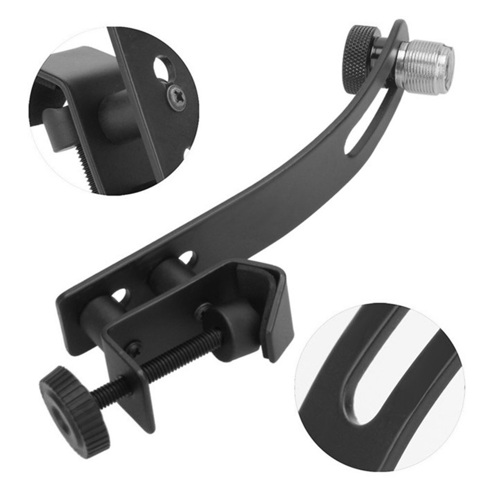 Micro universel Clip De Fixation Support de Montage Musical Agréable Instrument Antichoc Tambour Jante Micro Pince Fournitures