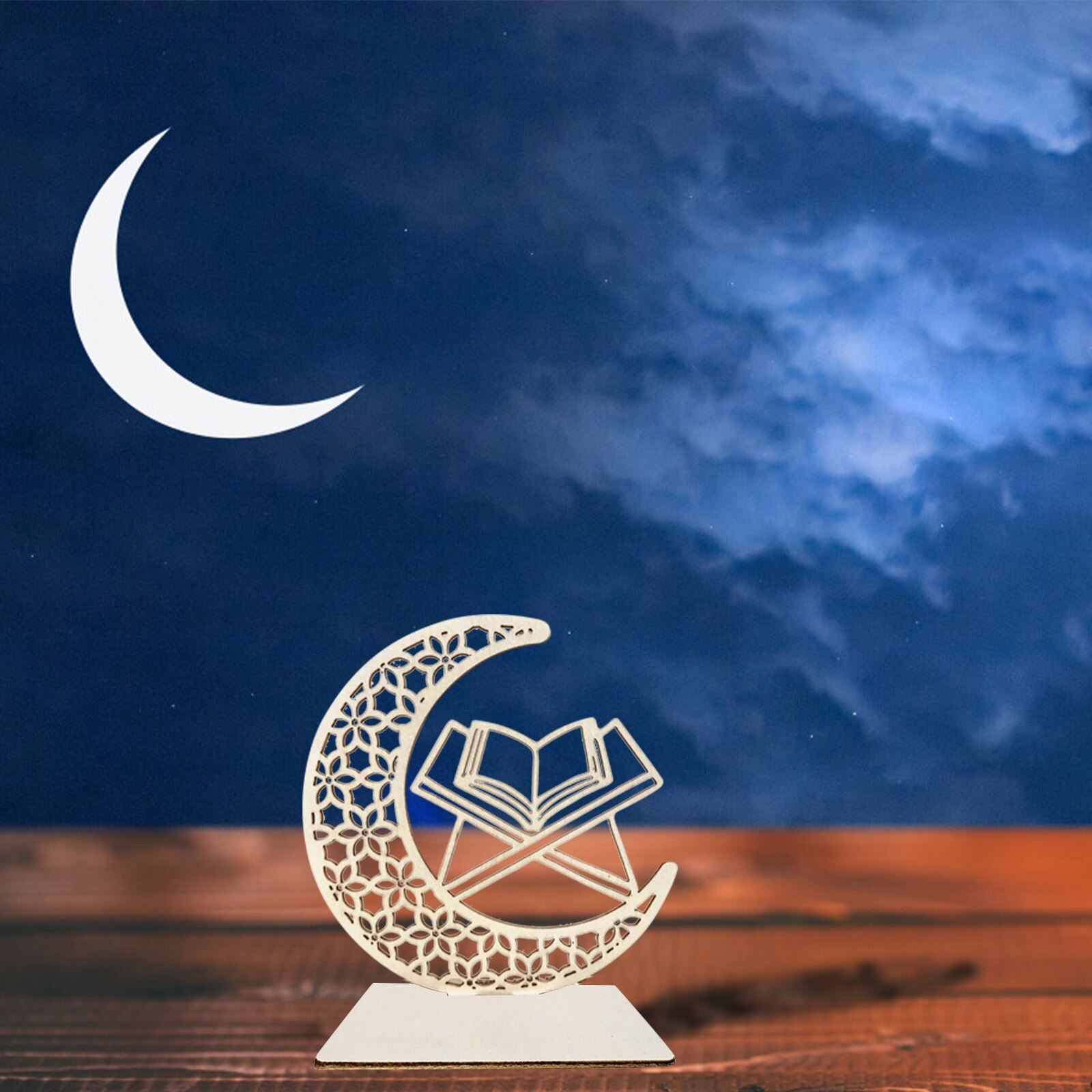 Home Led Light Christmas Wooden Pendants Ornaments Xmas Diy Wood Crafts Kids For Home Christmas Party Decorations