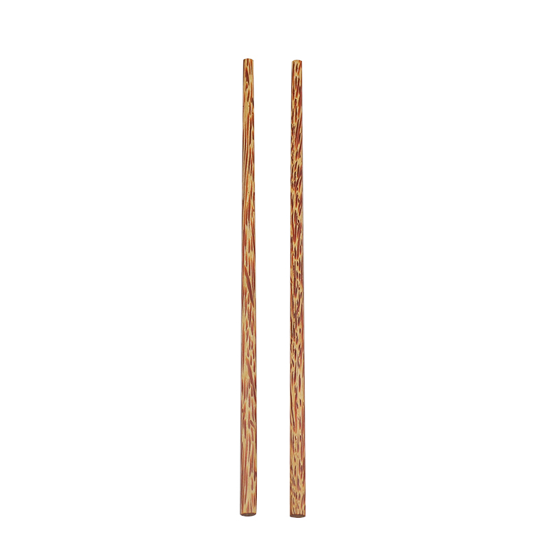 Conjunto de cuchara de tenedor de coco de madera Natural, cubiertos de madera de palmera de coco orgánica, tenedores de ensalada de frutas Vagan para cuenco de cáscara de coco, cubiertos: 24.5cm chopsticks