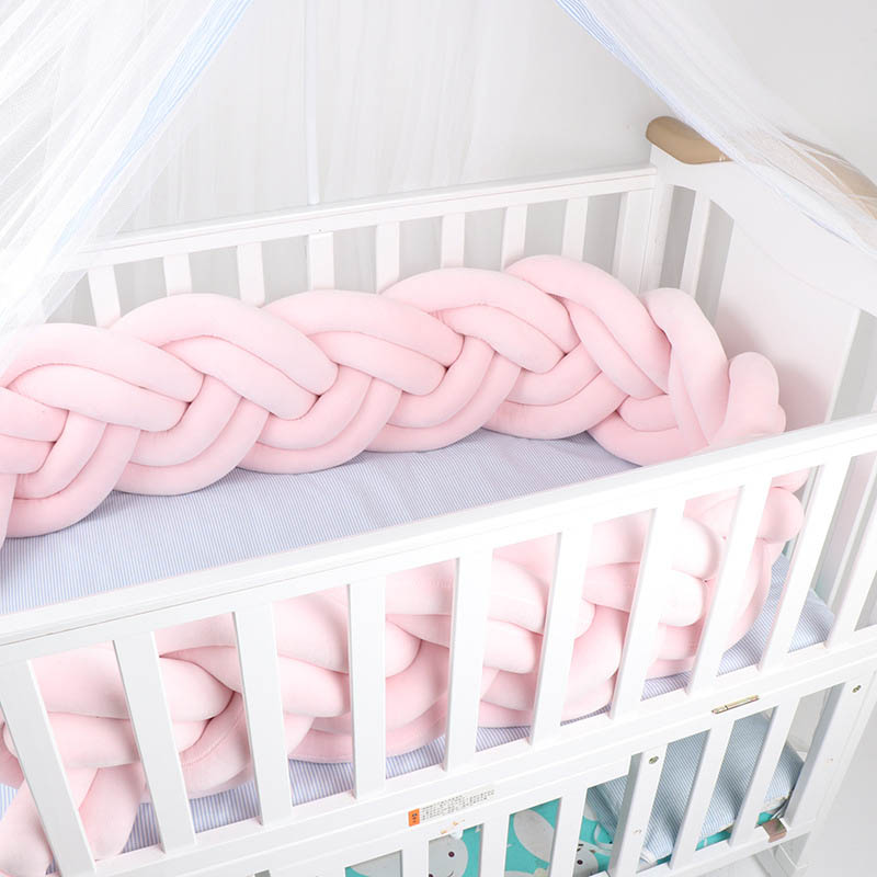 1.5M Geknoopt Twist Touw Handgemaakte Barrière Braid Knot Kwekerij Voor Kind Wieg Hek Cot Rail