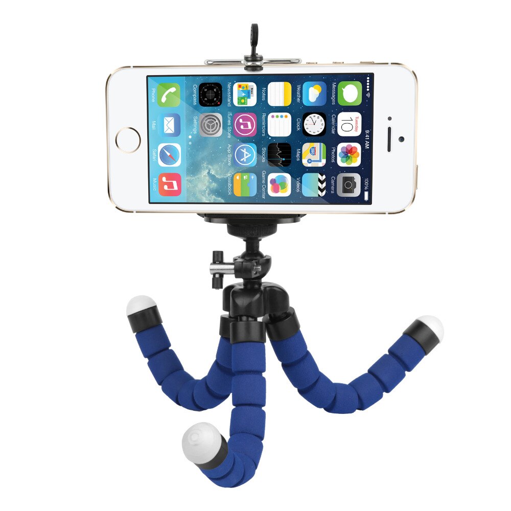 Schieten Selfie Stok Telefoon Clip Voor Iphone 6S 6 7S Xiaomi 5 Telefoon Monopod Statief Stand Mount Bracket houder Met 1/4 Schroefgat