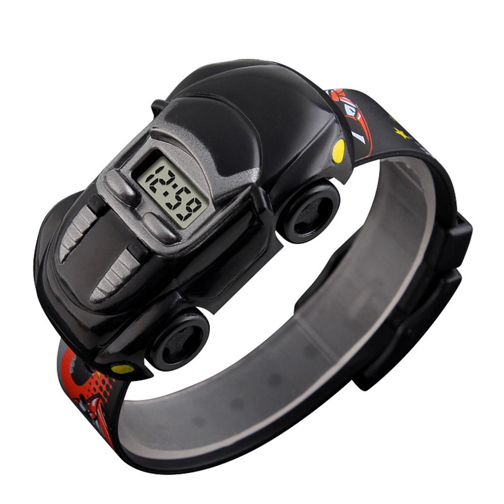 car watch for child Fashionable Electronic Watch Innovative Car Watches for Boys: Black