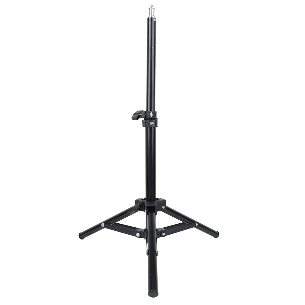 Mini studio light stand 60cm Triangular Light Stand Photography Lamp Selfie Bracket 1/4in Screw Expandability for Multiple