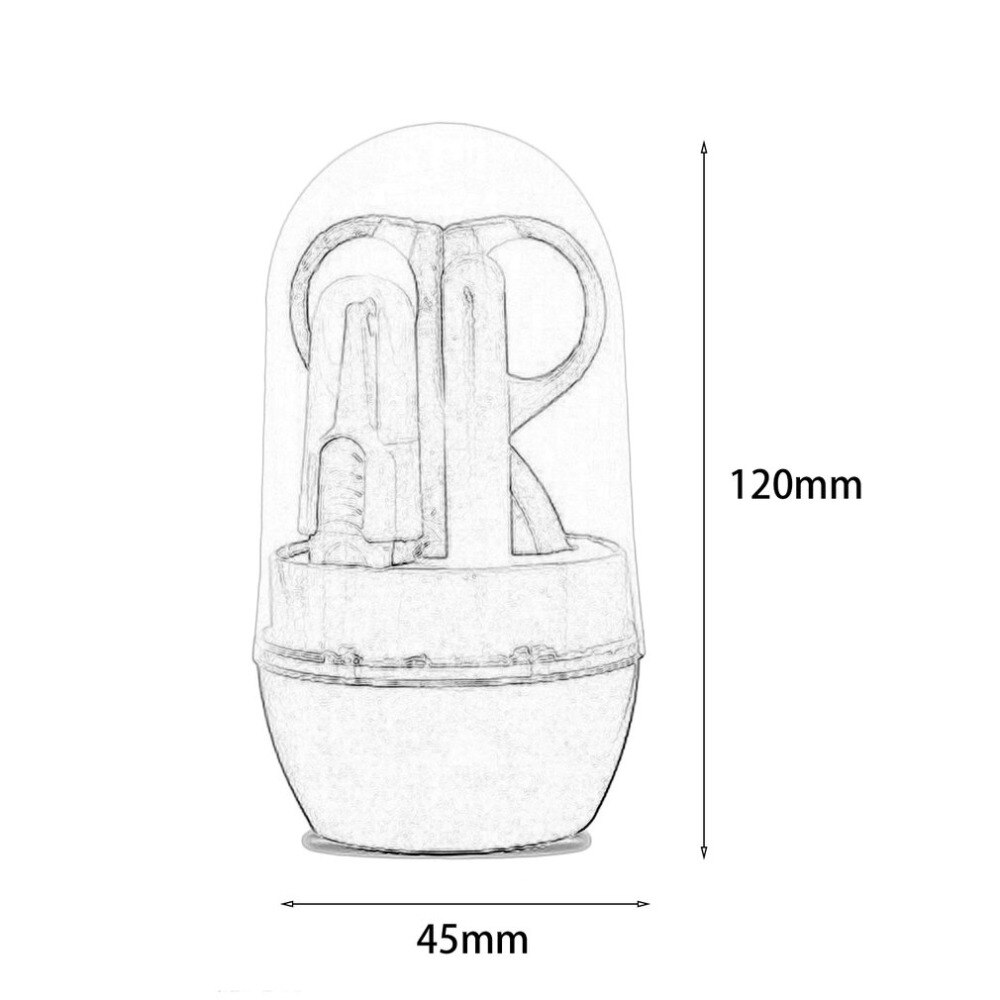 4 STUKS Baby Nagelschaartje Set Mooie Nagelknipper Trimmer Blauw Roze Nail Veiligheid Schaar Nail Shell Shear Manicure Set baby Care