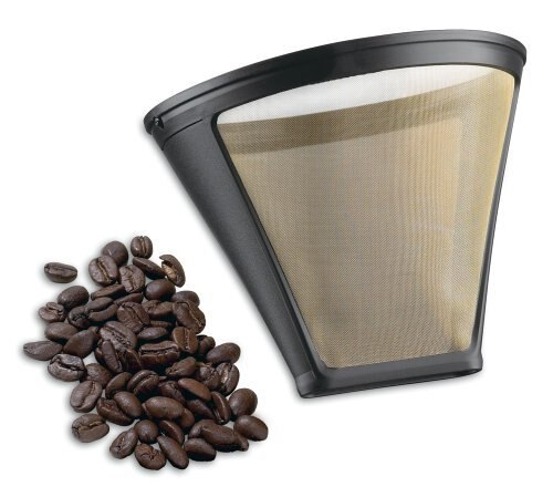 1 pc kaffemaskine filter genanvendeligt metaltragt filter 400 mesh til kaffemaskine tilbehør cuisinart kaffemaskine dele