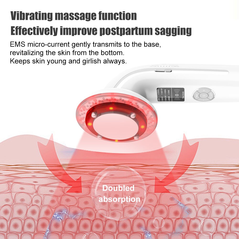 8 IN 1 Cavitation Machine Anti-Cellulite Vacuum Spa Ultrasound Therapy EMS LED Face Body Beauty SkinCare Fat Burner
