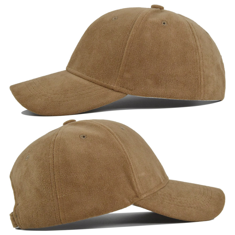 Gorras de béisbol de gamuza Unisex a la para mujeres y hombres, gorras de sol informales de Color sólido para otoño y exteriores, gorras Snapback ajustables cálidas para invierno