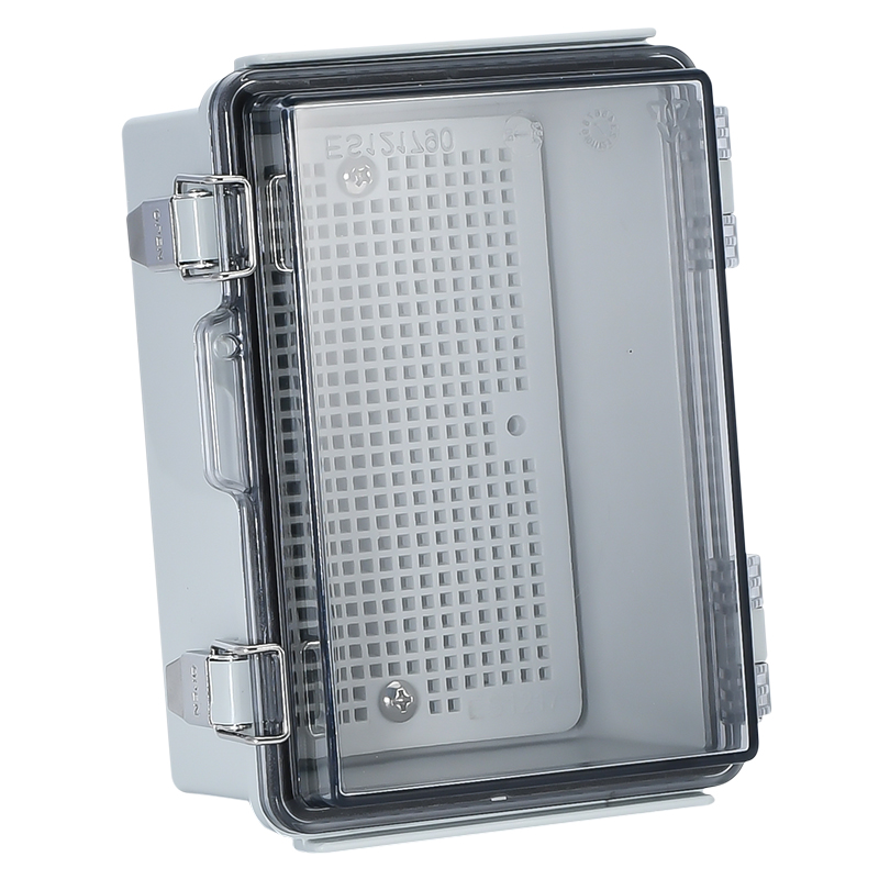 IP67 Waterproof Gray/Transparent Cover Enclosure Juction Box ABS Plastic Outdoor Electronic Instrument Hinge Case