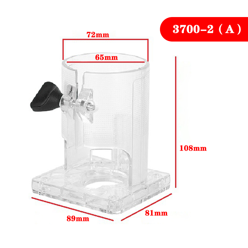 6 Model Wooden Router Base Trimming Milling Machine Base Electric Trimmer Machine Base For Makita Battery RT0701C/Worx WU601: 3700-2A