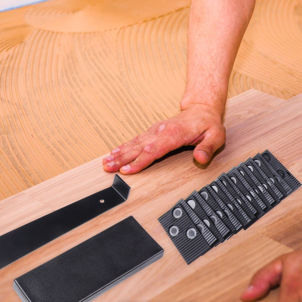 22Pcs Vloeren Spacer Laminaat Houten Vloeren Kit Vloer Installatie Tool (Zwart)