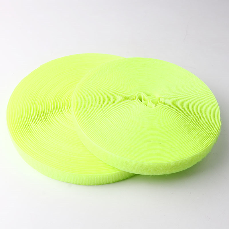 20Mm Self-Adhesive Velcro Color Hook and Loop Self-Adhesive Buckle Belt Clothing Backpack Diy Hand-Sewn Jewelry Accessories 2M: Fluorescent  2m