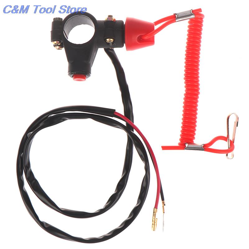 Motorcycle ATV Kill Switch Tether Lanyard - Safety Engine Cut-Off For Dirt Bikes, Pit Bikes, Quads 2 thumbnail image