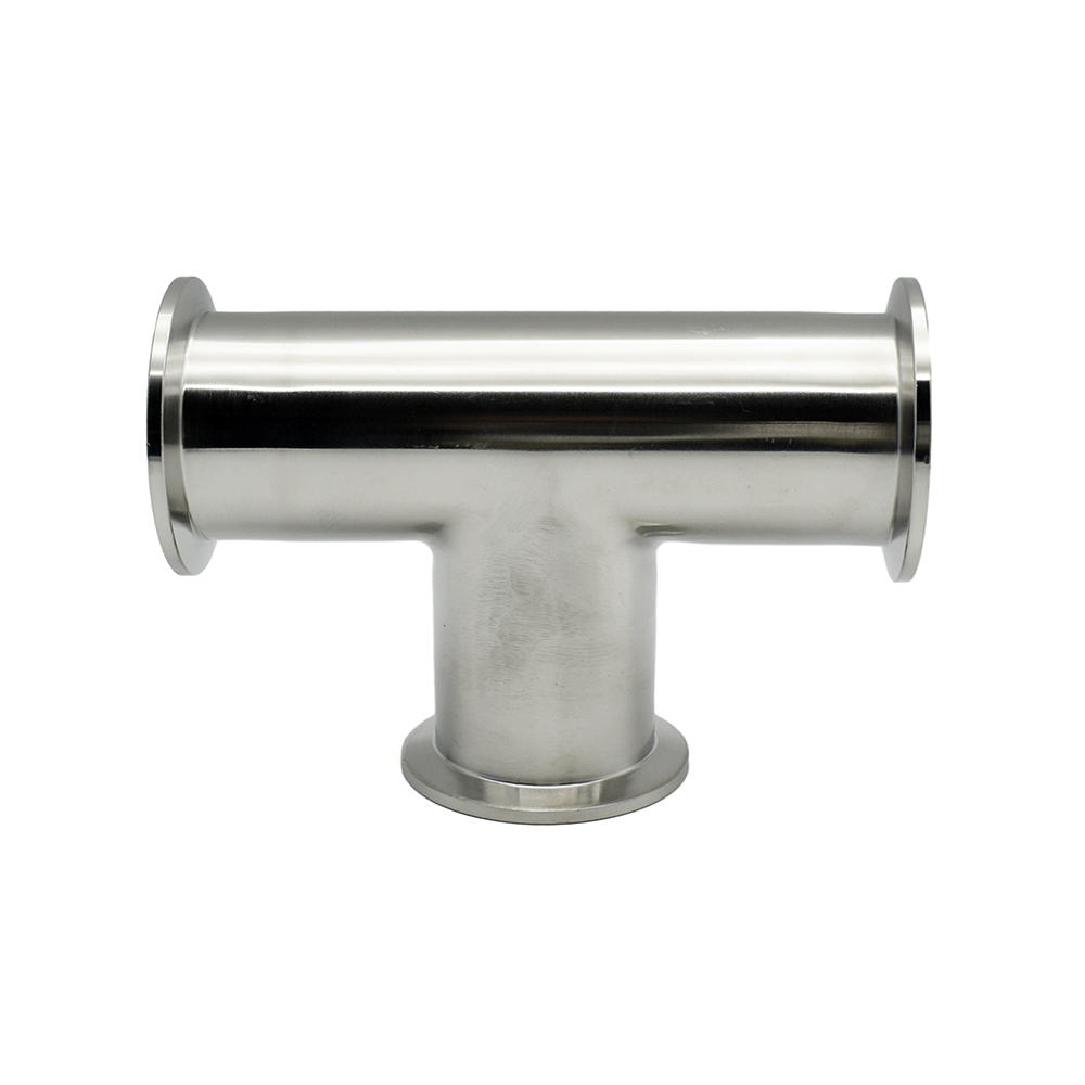 KF16/KF25/KF40/KF50 Vacuum Fittings 304 Stainless Steel Elbow/Tee/Four-Way Flange Joints High-Pressure Clamp Connector: WHITE / 16mm