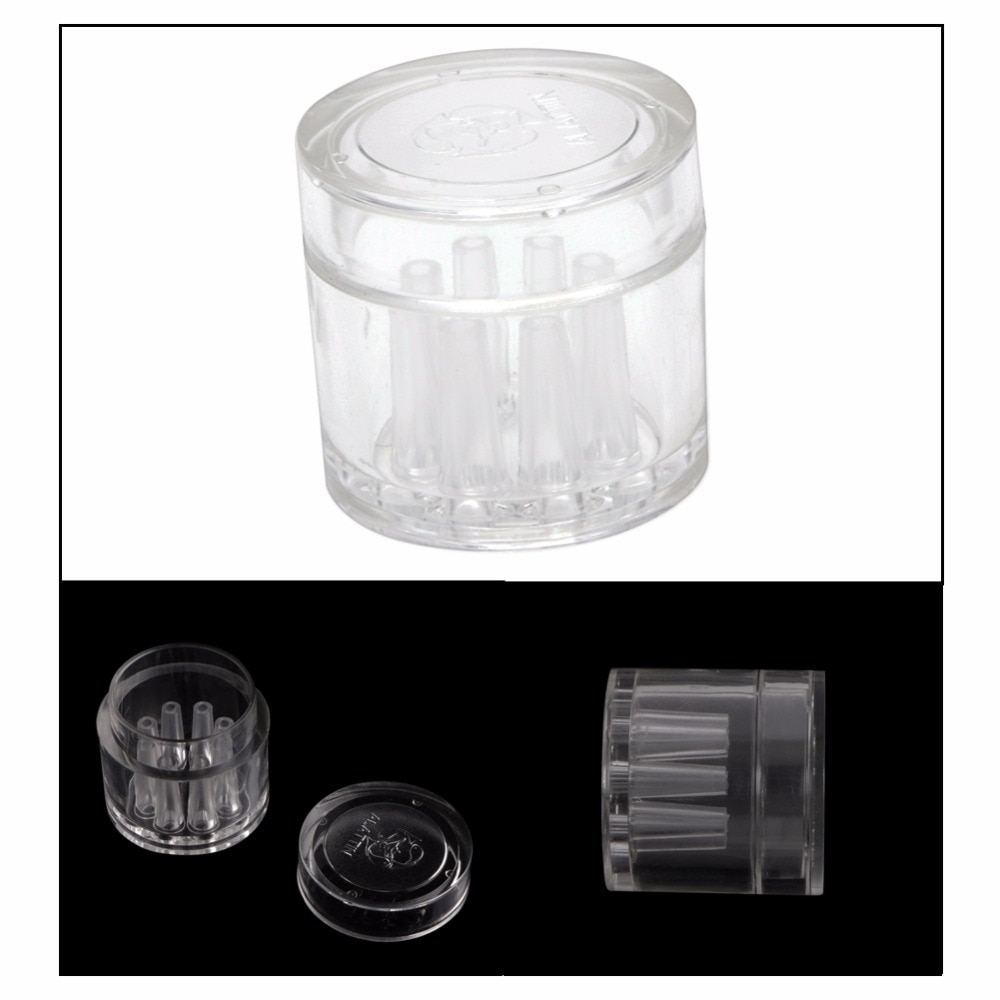 8 Holes Transparent Plastic Aquarium Tank Catcher Trap Tube Trapper for Planaria Worm Leech Fish Tank Supplies C42