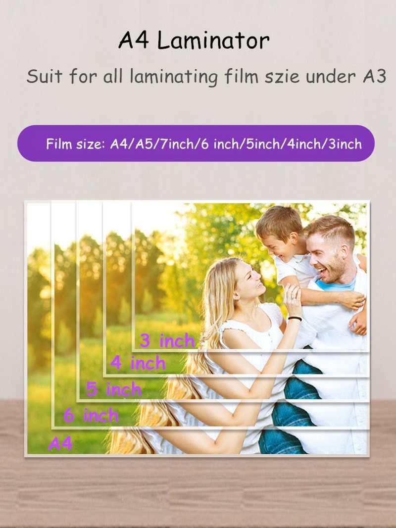 Office Home Glue Machine Small Photo A4 Sealing Machine Photo Mini Cold and Plastic Sealing Machine Mulching Machine