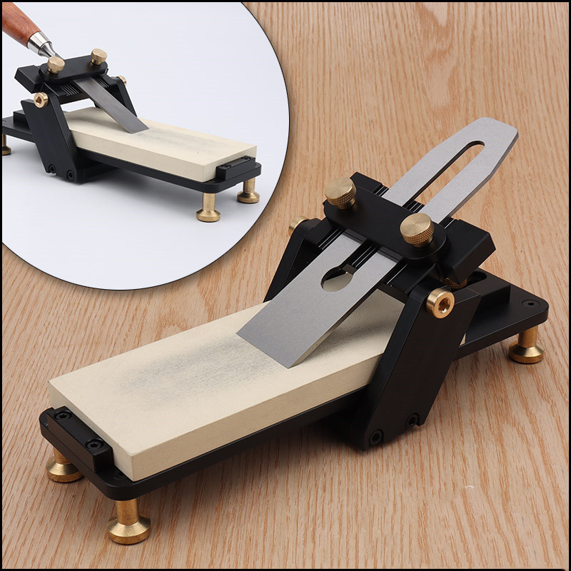 Sharpener Fixed Angle Woodworking Planer Manual Grinding Chisel Cutter Planer Auxiliary Hand Tool Manual Planer
