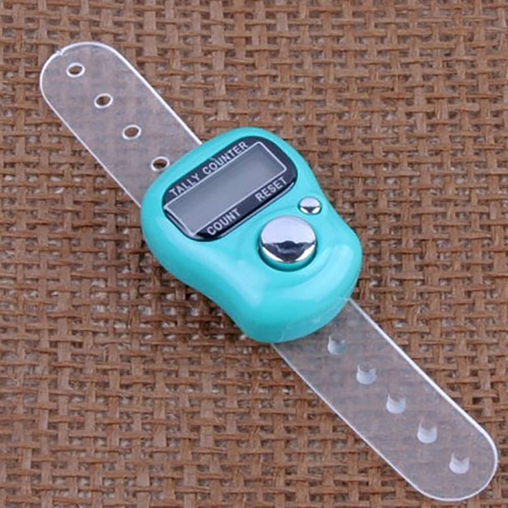 Digital Counter Mini Durable Finger Ring Golf Digital Stitch Marker LCD Display Tally Counter