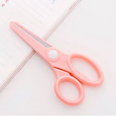 Mini Kawaii Plastic Craft Decorative Scrapbooking Scissors Cute School Portable Paper Scissors For Kids Korean Stationery: 2