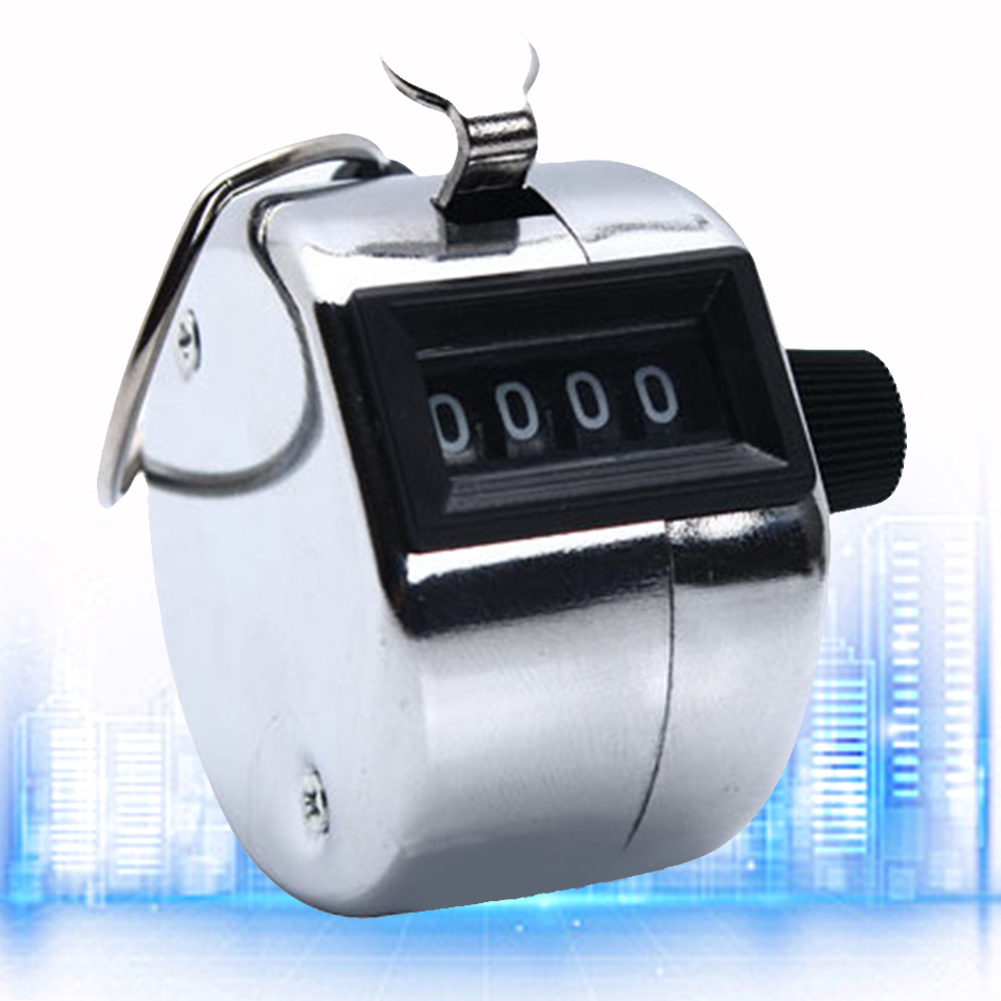 Compteur de pointage en métal pour déterminer le nombre de chiffres à 4 chiffres, compteur ClUNICEF pour compter l'entraîneur ogo, le golf, la pêche, le compteur de pas