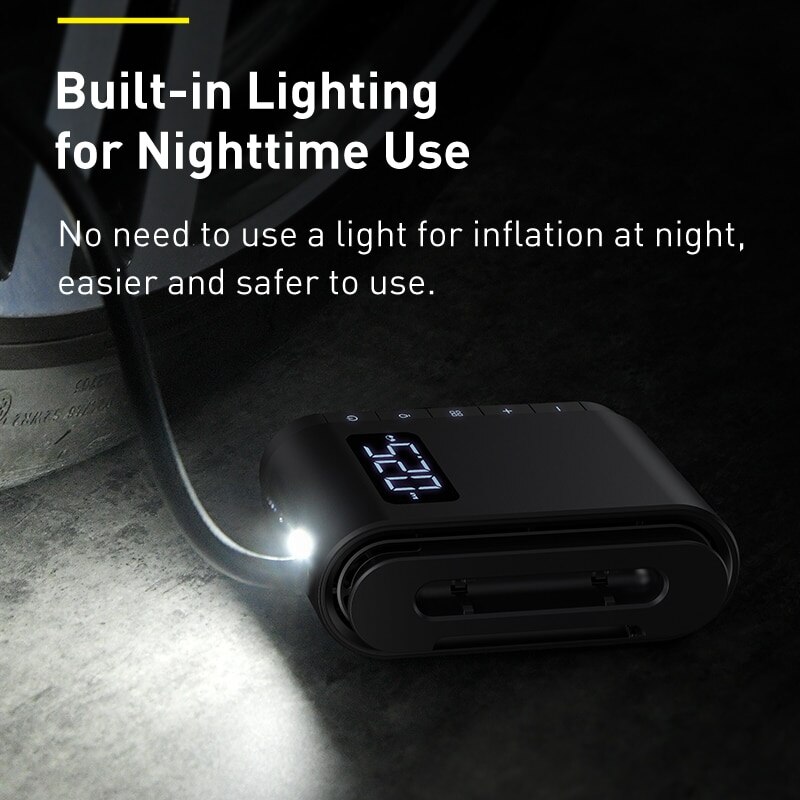 Baseus Wireless Inflatable Pump Portable Electric Air Pump For Car Motorcycle Bicycle Tire Inflator Smart Car Air Compressor