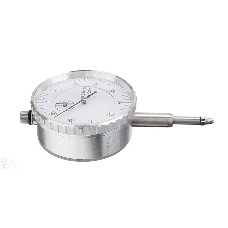 White-face Dial Test Indicator 0-10mm 58mm Dia. For Gear Backlash Measuring Tool Accurate Dial Gauge Suitable For Magnetic Base