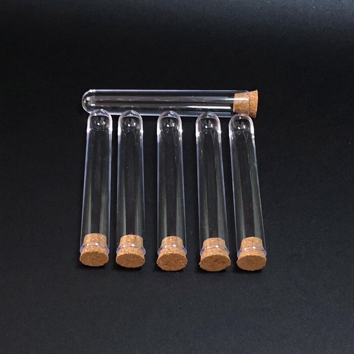 100 st / lott 12 x 78mm labb plast provrör med kor... – Grandado
