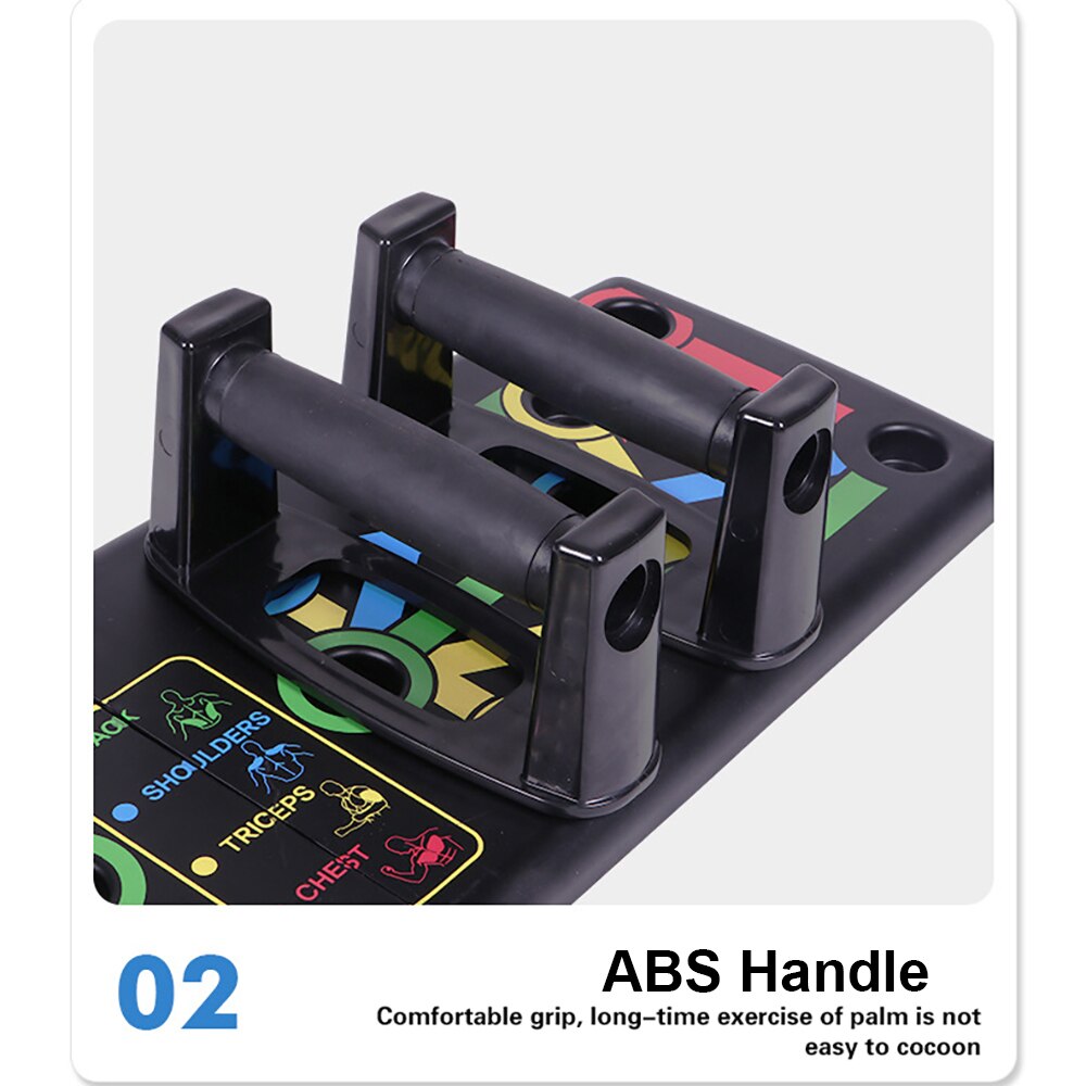 14 in1 Push-up Stand Push Up Rack Board System Fitness Workout Train Gym Exercise Pushup Board System Portable Fitness Equipment