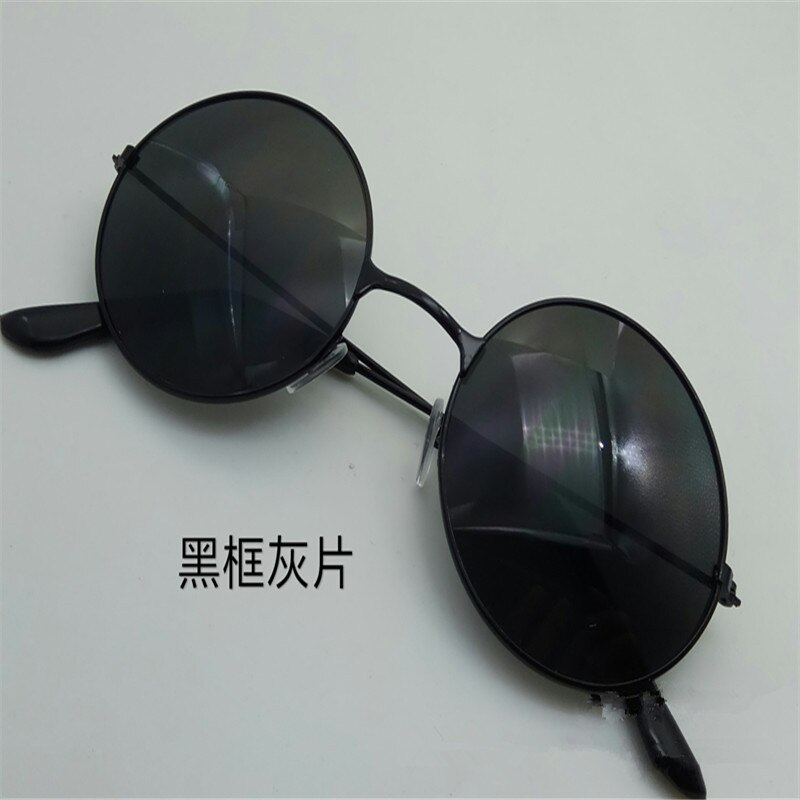 Vrouwen Lens Stijl Mannen Zonnebril Fietsen Punk Eyewear Gafas Frame Retro Zonnebril Ronde Kleurrijke Zonnebril Rijden Metalen Retro P: D