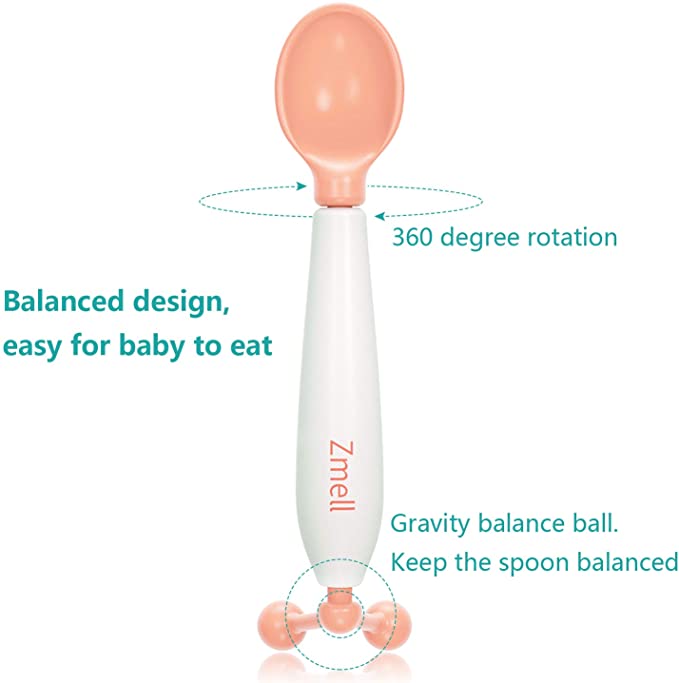 Specialiteit Lepels Zwaartekracht Draaiende Lepel Extra-Fijne Dessert Lepels Voor Thuis, Keuken Of Restaurant Vriendelijke Gerecycled Voeden Uten: Pink