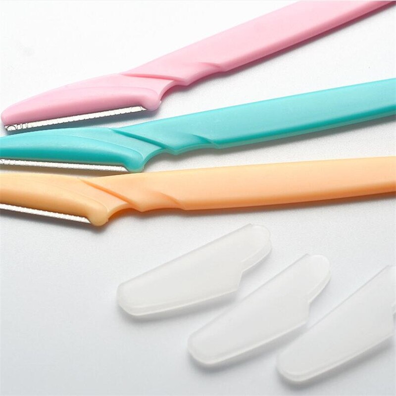 3/10pcs Eyebrow Trimmer Eyebrow Razor Shaver Blade Eye Brow Shaper Face Razor Facial Hair Remover for Women Beauty Makeup Tools