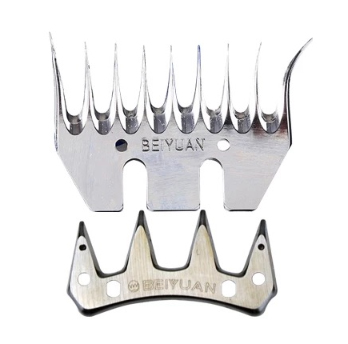 Tijeras de esquilar para ovejas y cabras, herramienta alternativa recta, hoja curvada de 13 dientes: 9   Shears Scissors